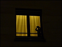 Berlin - čumil v okně