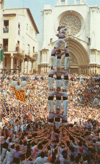 Tarragona - castellers ped katedrlou