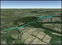 Pálava - výpis trasy z Bartova GPS loggeru