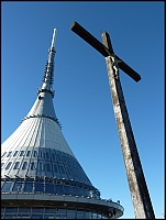 Ještěd - vrcholový kříž