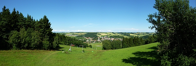 Kopaniny u Olešnice - panorama