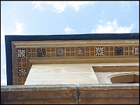 Minaret - detail výzdoby